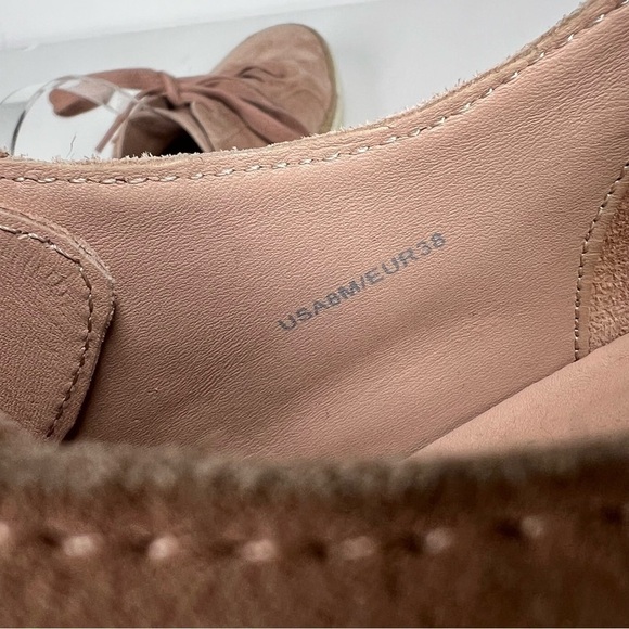 Vince Womens Jadon Low Top Espadrille Sneaker Blush Pink Size 8 Suede Upper - Picture 8 of 9